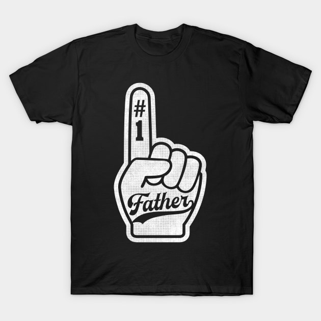 Number One Father baseball style sports T-Shirt by opippi